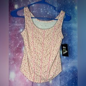 New floral girls art class tank top 🛍